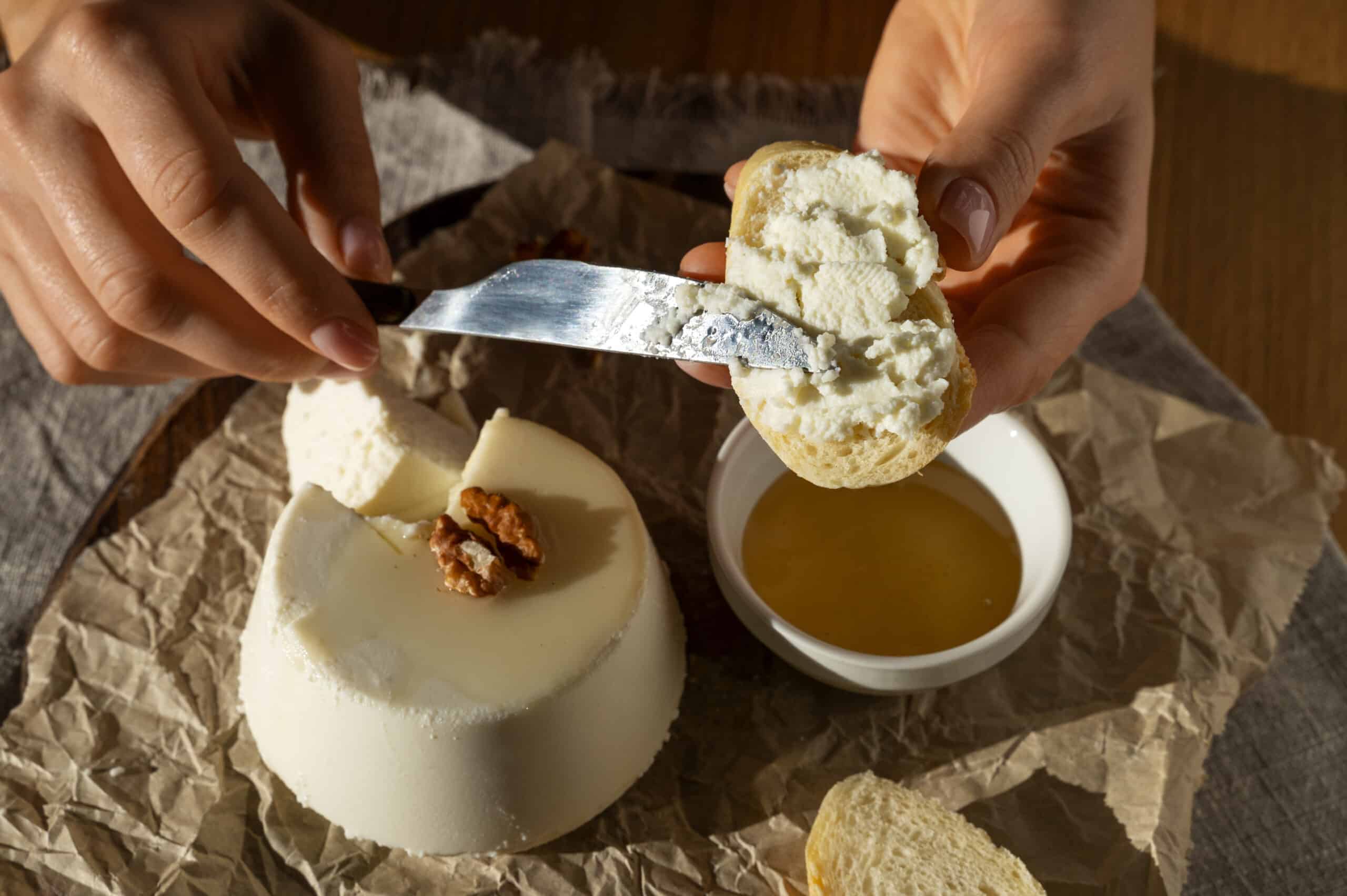 top-view-hand-holding-bread